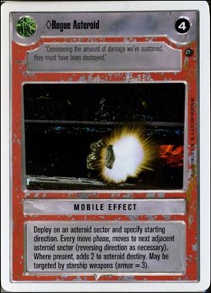 Star Wars: Dagobah Revised (Base Set) card 130 Rogue Asteroid