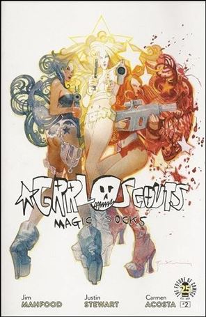 Grrl Scouts: Magic Socks issue 2-B Bill Sienkiewicz Cover