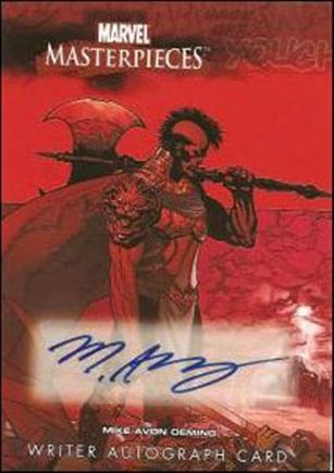 2008 Marvel Masterpieces: Series 3 (Writer Autograph Subset) card MO Mike Avon Oeming