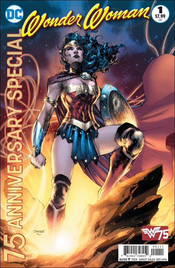 Wonder Woman 75th Anniversary Special issue 1 Jim Lee Cover