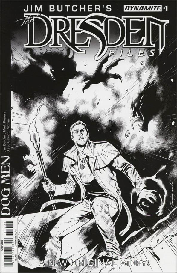 Jim Butcher's The Dresden Files: Dog Men issue 1-B Diego Galindo 1:10 B&W Cover
