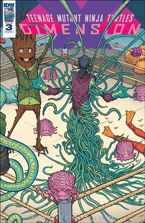 Teenage Mutant Ninja Turtles: Dimension X issue 3 Nick Pitarra Connecting Cover