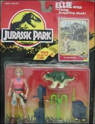 Jurassic Park (Movie) Action Figures figure 3 Ellie Sattler (Firing Grappling Hook)