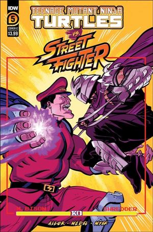Teenage Mutant Ninja Turtles vs. Street Fighter issue 5-C Tom Reilly Cover