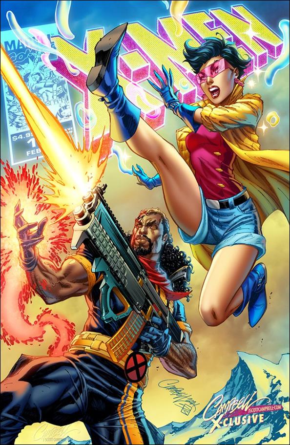 X-Men Legends (2021) issue 1-L J Scott Campbell Jubilee & Bishop Cover 1/1100