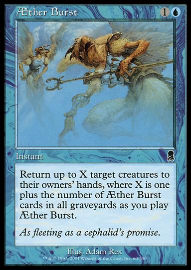 Magic the Gathering: Odyssey (Base Set) card 60 Æther Burst