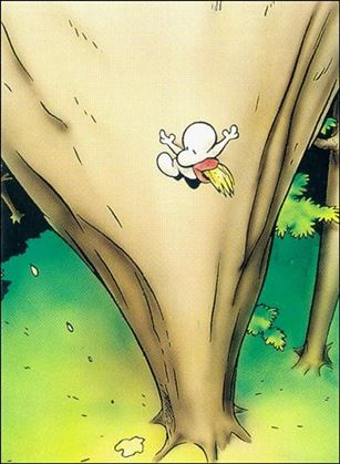 Bone: Series 1 (Base Set) card 57 Don't Look Down