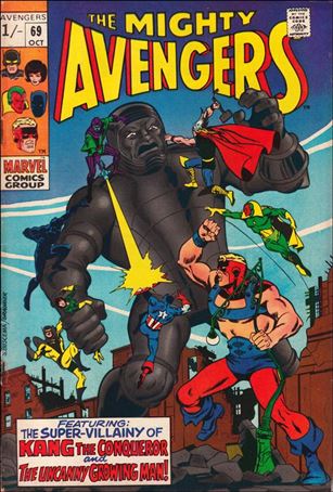 Avengers (1963) issue 69-B UK Price Cover