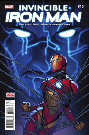 Invincible Iron Man (2017) issue 10 Stefano Caselli Cover