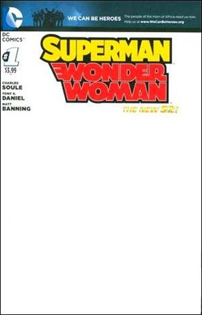 Superman/Wonder Woman issue 1-G We Can Be Heroes Blank Cover