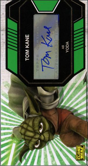 Star Wars: The Clone Wars Widevision (Autograph Subset) card 7 Tom Kane - Yoda
