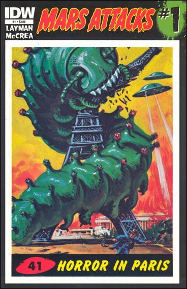 Mars Attacks (2012) issue 1-ZO Card #41 (Horror in Paris)