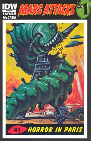 Mars Attacks (2012) issue 1-ZO Card #41 (Horror in Paris)