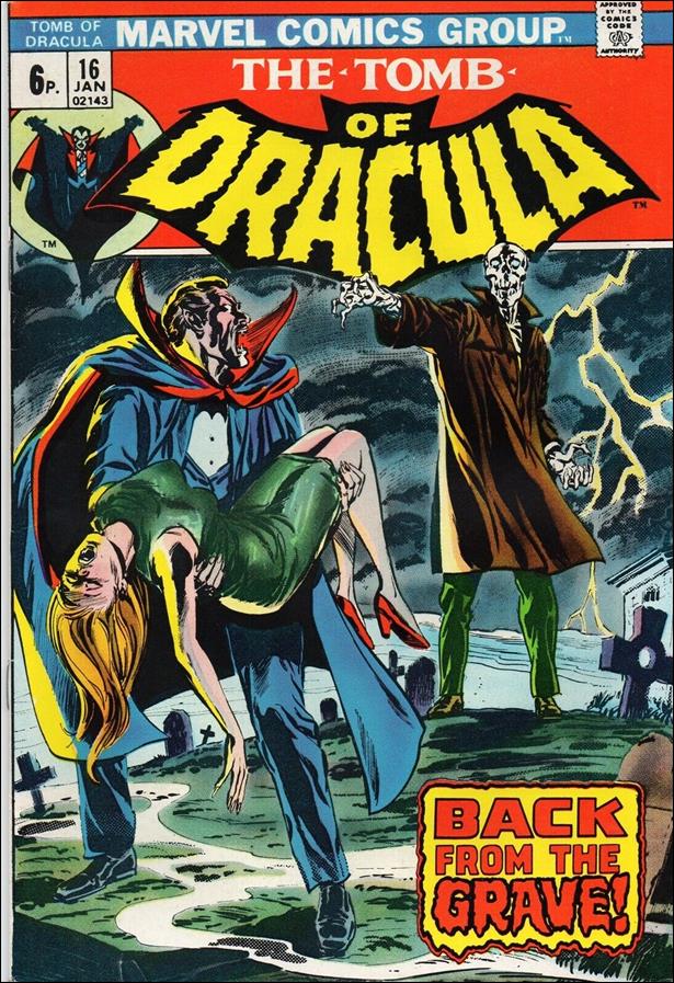 Tomb of Dracula (1972) issue 16-B UK Price Cover