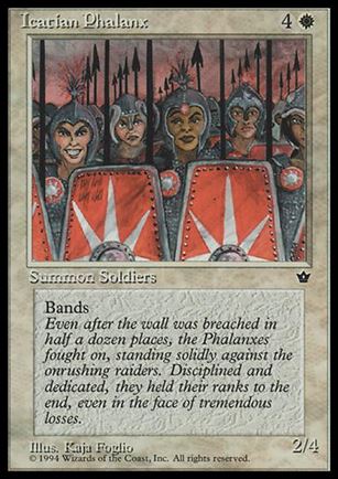 Magic the Gathering: Fallen Empires (Base Set) card 11 Icatian Phalanx