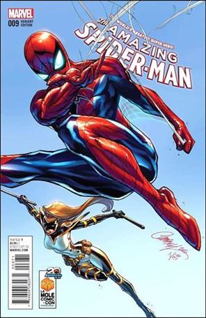 Amazing Spider-Man (2015) issue 9-E J. Scott Campbell La Mole Comic Con Color Cover