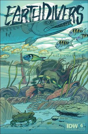 Earthdivers issue 6-D Daniel Irizarri Cover