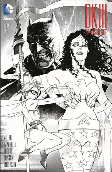 Dark Knight III: The Master Race issue 1-OO Josh Middleton Madness Games Black & White Cover