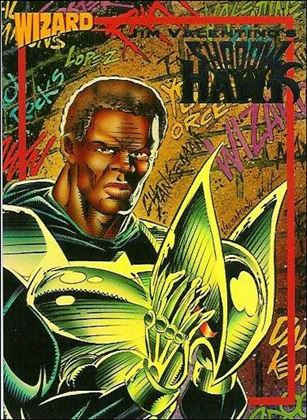 Wizard: Image Series 2 (Promo) card 8a Jim Valentino's ShadowHawk (Unmasked)