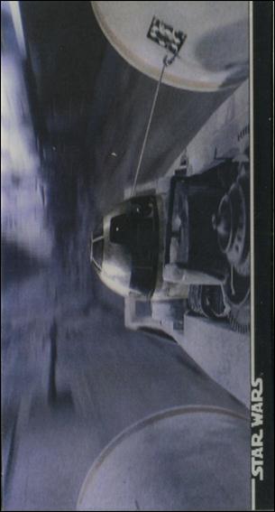 Star Wars 3Di Widevision (Base Set) card 54 Artoo Hanging On!