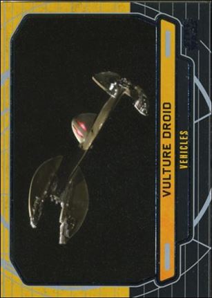 Star Wars Galactic Files (Base Set) card 247 Vulture Droid Vehicles