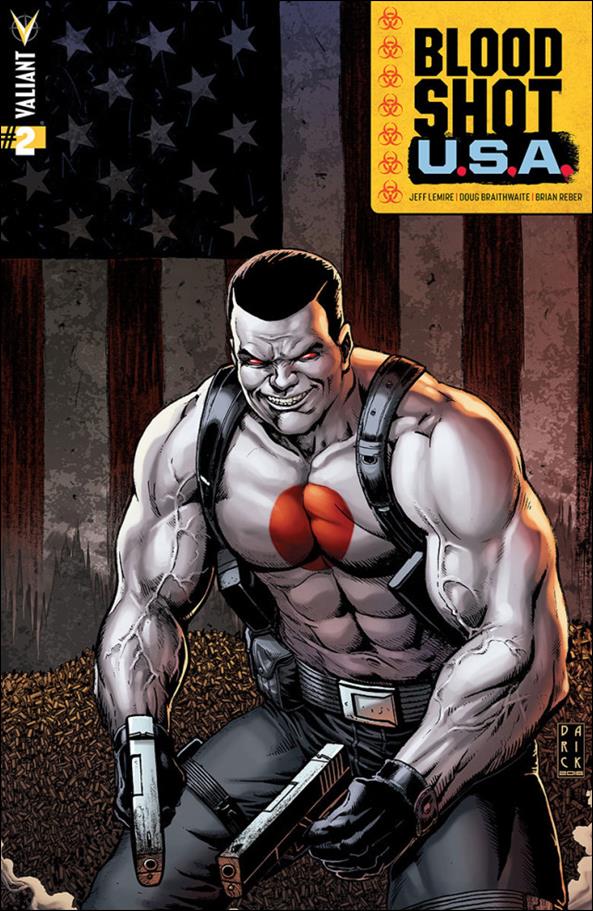 Bloodshot U.S.A. issue 2-D Darick Robertson 1:20 Cover
