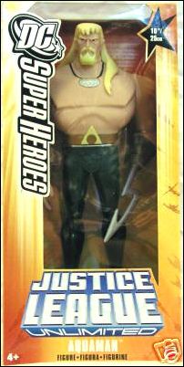 DC Super Heroes Justice League Unlimited (Animated) 10" Action Figures figure 4 Aquaman