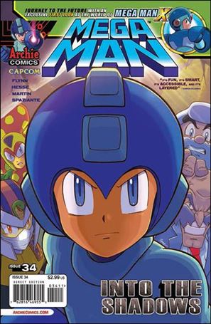 Mega Man issue 34 Patrick Spaziante Cover