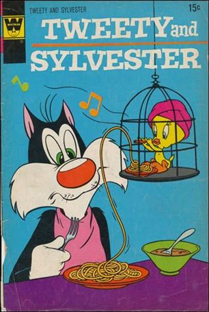 Tweety and Sylvester (1963) issue 21-B Whitman Cover