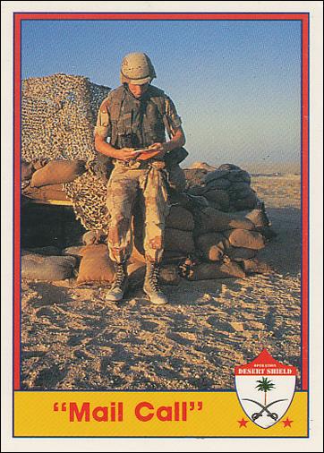 Operation Desert Shield (Base Set) card 11 "Mail Call"