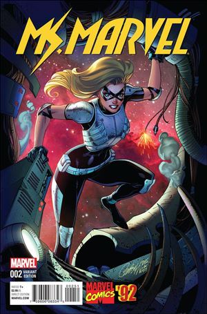 Ms. Marvel (2016) issue 2-C J. Scott Campbell 1:20 Marvel '92 Cover