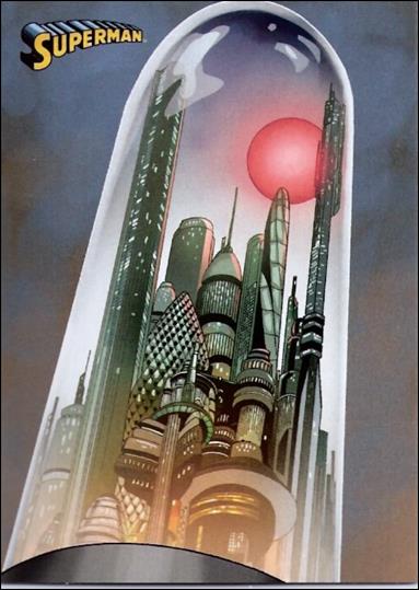 Superman: The Legend (Base Set) card 59 Bottle City of Kandor