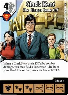 DC Comics Dice Masters World's Finest card 45 Clark Kent: The Glasses Come Off