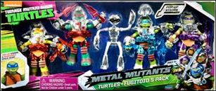 Teenage Mutant Ninja Turtles (2012) Box Sets figure 2 Metal Mutants 5-Pack