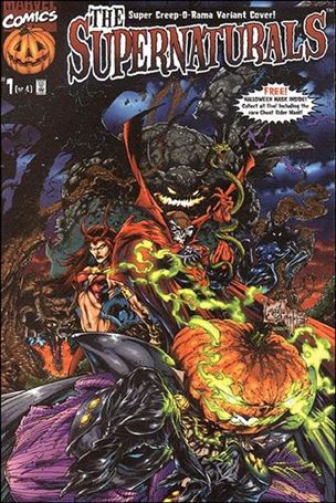 Supernaturals issue 1-F Creep-O-Rama Cover w/ Brother Voodoo Mask Insert