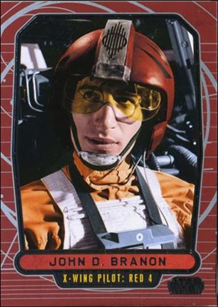 Star Wars Galactic Files (Base Set) card 122 John D. Branon X-Wing Pilot: Red 4