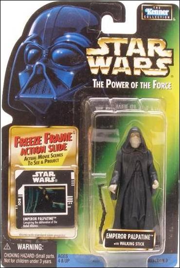 Star Wars: The Power of the Force 2 3 3/4" Basic Action Figures figure 33-E Emperor Palpatine w/ Freeze Frame