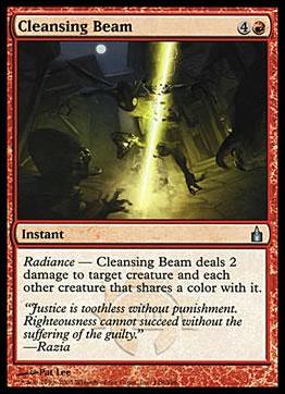Magic the Gathering: Ravnica (Base Set)  card 118 Cleansing Beam