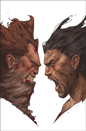 Barbaric vs. Deathstalker issue One Shot-E John Patrick Ganas Full Art Premium Cover