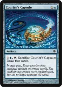 Magic the Gathering: Shards of Alara (Base Set) card 37 Courier's Capsule