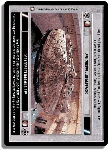 Star Wars: Special Edition Limited (Base Set) card 122 Spaceport Docking Bay