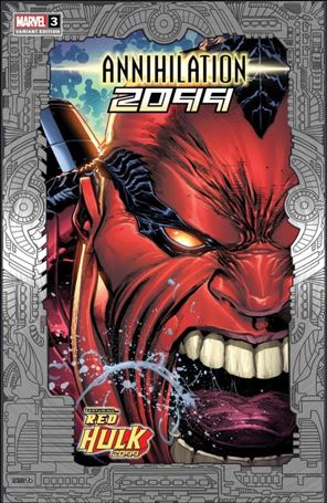 Annihilation 2099 issue 3-B Ken Lashley 2099 Frame Cover