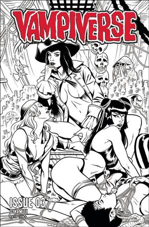 Vampiverse issue 3-O Maria Sanapo 1:25 Black & White Cover