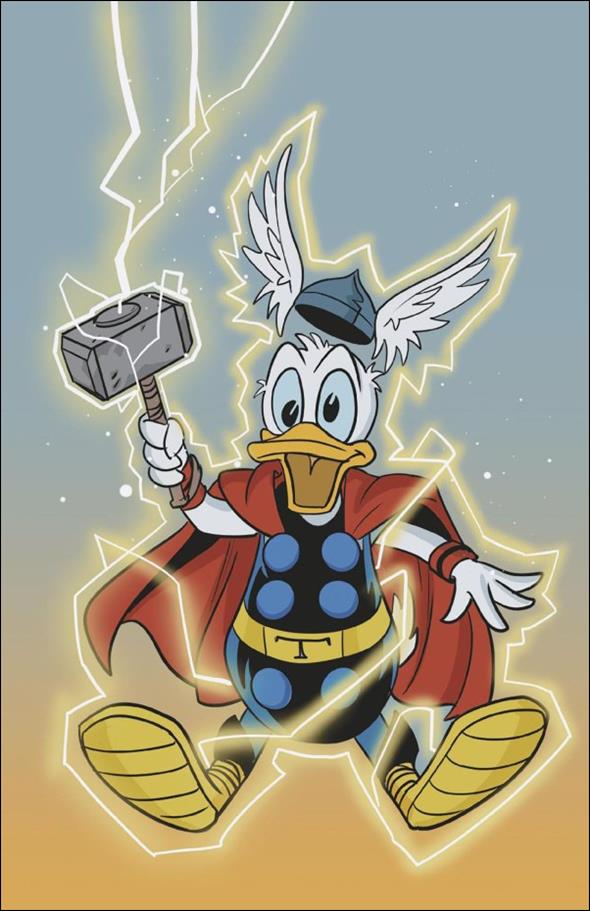 Marvel & Disney: What If…? Donald Duck Became Thor issue 1-F Phil Noto Virgin 1:50 Cover