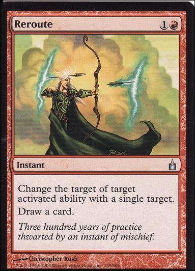 Magic the Gathering: Ravnica (Base Set)  card 139 Reroute