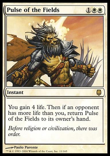 Magic the Gathering: Darksteel (Base Set) card 11 Pulse of the Fields