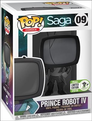 POP! Comics figure 9-B Prince Robot IV (Mourning) ECCC 2018