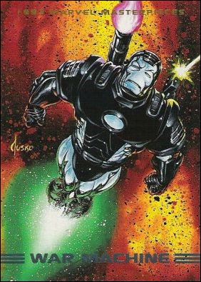 1993 Marvel Masterpieces (Base Set) card 69 War Machine