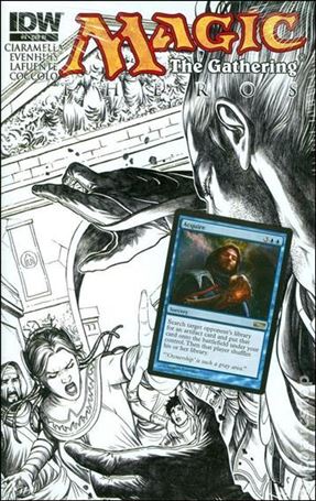Magic: The Gathering - Theros issue 4-C Martin Coccolo 1:10 Cover with Card