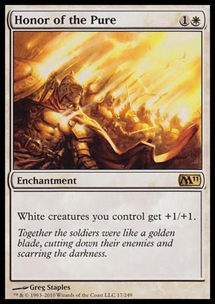 Magic the Gathering: 2011 Core Set (Base Set) card 17 Honor of the Pure